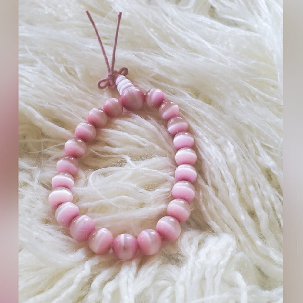 Pink Opal Tourmaline Bracelet.🌴